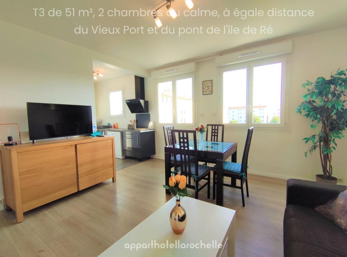 6 Appartements Et 4 Adresses A Mi-Chemin Entre Le Vieux Port Et L Ile De Re La Rochelle  Zewnętrze zdjęcie